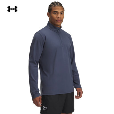 25春季新款安德玛UA男子Meridian弹性上衣训练运动长袖T恤1387905