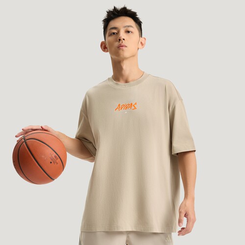 阿迪达斯运动表现男子篮球运动短袖T恤KS7860|KS7861