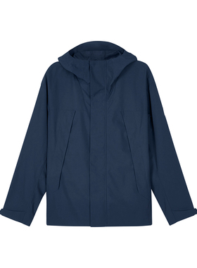 斯凯奇2025新款男士连帽运动茄克防风上衣L324M081 P324M013