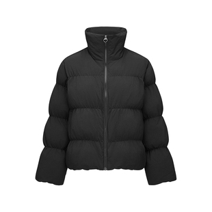 斯凯奇2025新款女士保暖防泼水抗静电棉服外套P424W069-0018