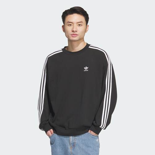 阿迪达斯复古穿搭运动长袖圆领卫衣套头衫JN9786|JN9787|JN9788