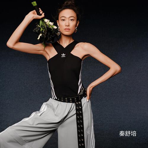 阿迪达斯三叶草女子秦舒培同款复古穿搭运动背心JM9258|JM9260