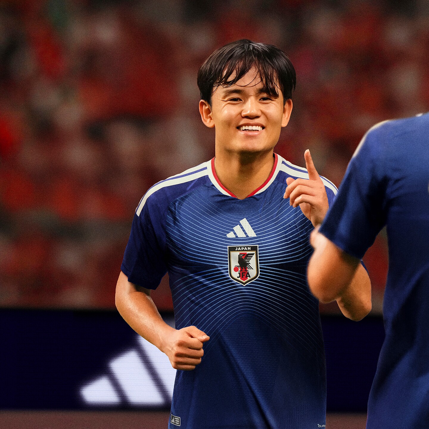 阿迪达斯中性日本国家队世界杯球衣 主场球员版久保建英同款速干