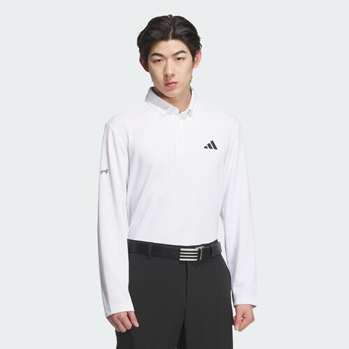 阿迪达斯专业运动男子高尔夫运动长袖POLO衫JL7946