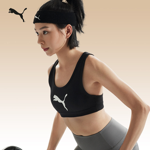 PUMA彪马女2025年新款网纱工字背紧身训练吸湿速干运动内衣527356