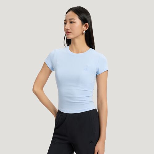 阿迪达斯女子凉感修身短袖T恤KH2654|KR7577|KH2653
