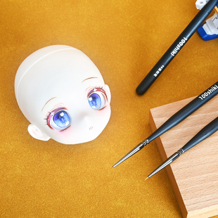 极细勾线笔丨面相笔丨BJD手办粘土笔涂上色制作丨懒懒同学
