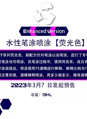 GT笔涂荧光漆丨青鸟川丨水性漆丨高达模型手办上色丨懒懒同学