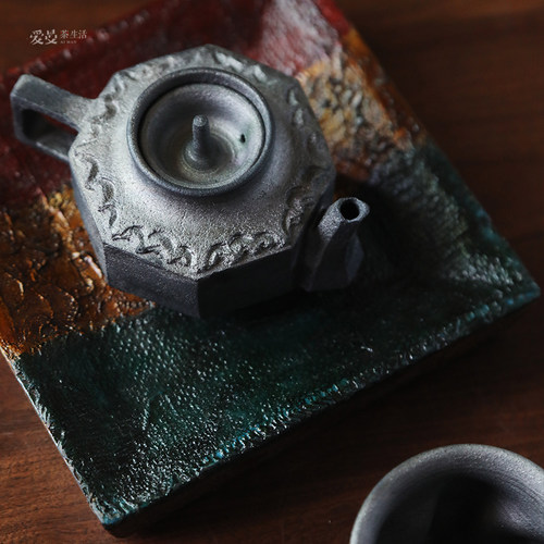 爱曼器柴烧姚凯紫砂手工