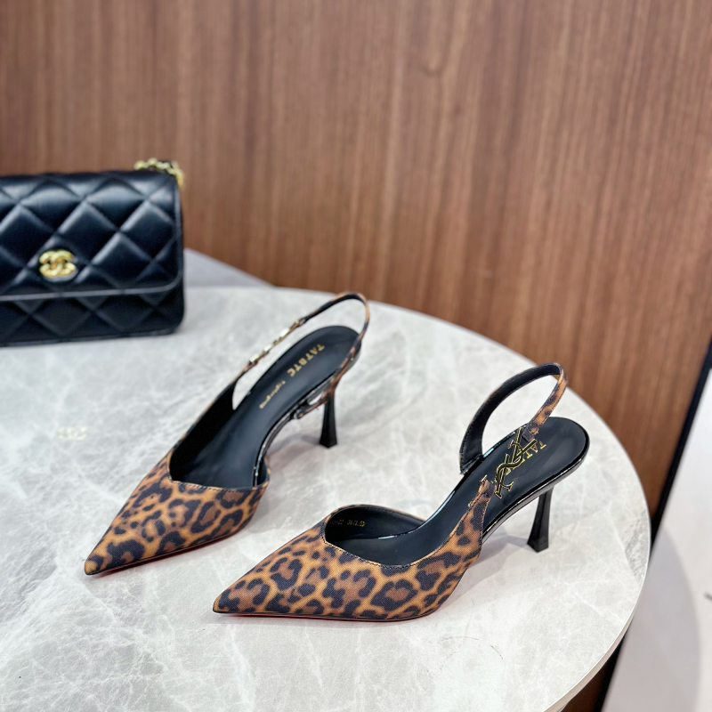 2025法式豹纹气质百搭一字带尖头小猫跟单鞋女复古细跟高跟鞋,女鞋,时装凉鞋,淘宝优惠券,粉丝福利购,淘宝优惠卷