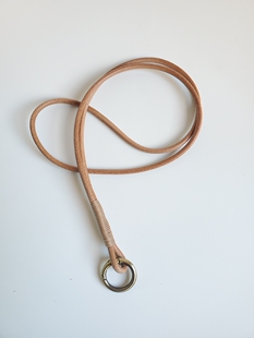 纯手工真牛皮长款皮绳汽车钥匙圈卡证件挂绳扣手机链包包挂件车挂