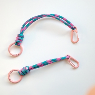 纯手工编织绳汽车钥匙圈卡防丢挂绳扣手机链包包相机挂件耳机手腕