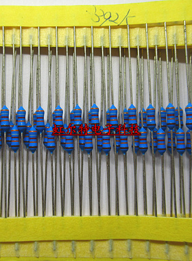 1/4W金属膜电阻0.25W 392K 39.2K 3.92K 3920R 392欧 39.2欧 铜脚