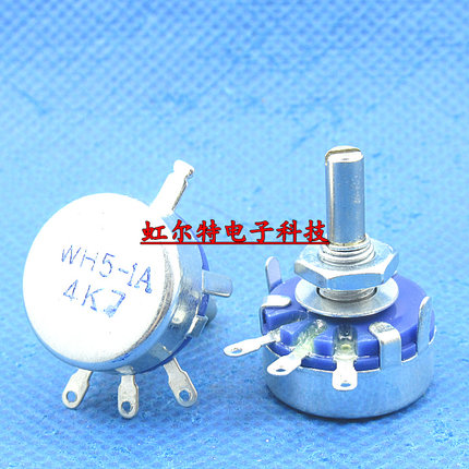 WH5电位器 WH5 470欧 4K7 4.7K 47K 470K  单圈碳膜可调电阻 原装