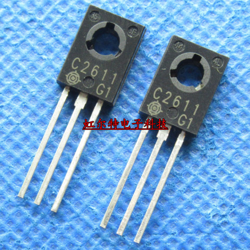 功率三极管 2SC2611 C2611 1A/300V TO126 原装