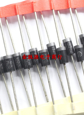 快恢复二极管 MUR 4100E MUR4100 MUR4100E DO-27 直插 全新原装