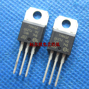 可控硅三极管 TYN412 TYN412RG 12A/400V TO220 进口现货