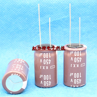 日本黑金刚电解电容 450V100UF 100UF450V KXG高频低阻105度18*35