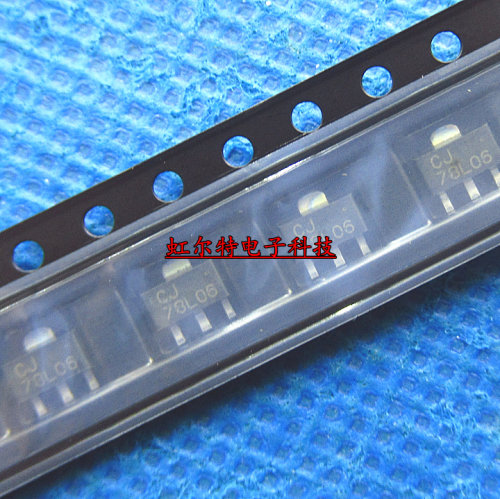 贴片三端稳压器 78L06 CJ78L06 7806 LM78L06 SOT89 6V 三极管