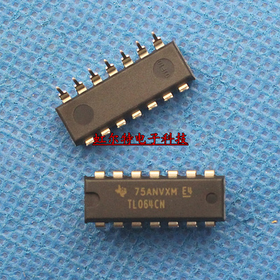高精度运放 TL064 TL064CN DIP14 进口原装现货