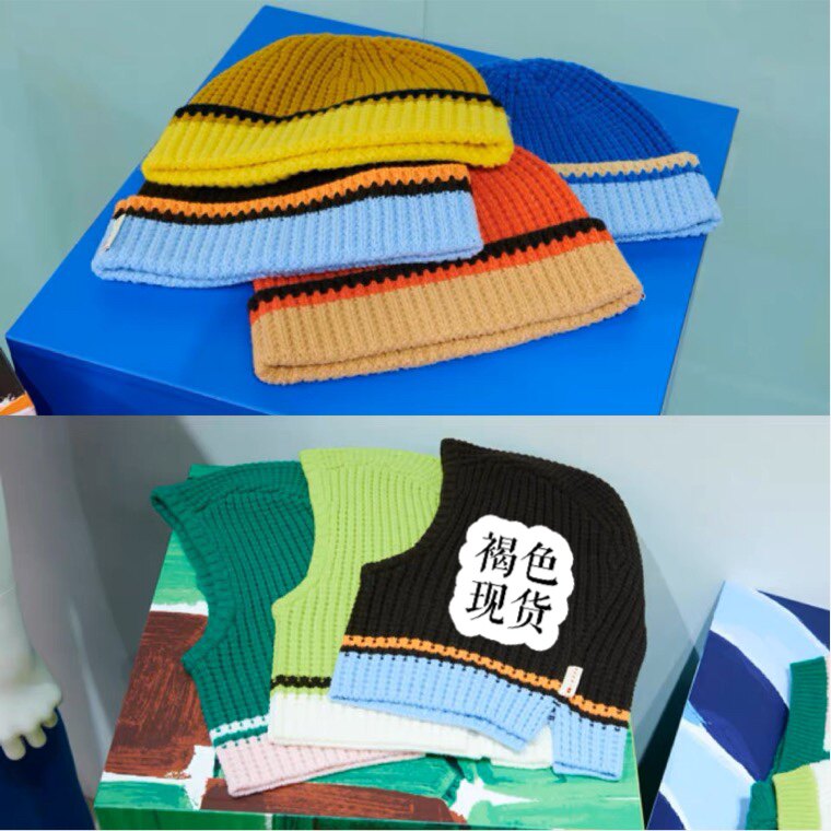 日本代购优衣库marni合作款男女同款针织帽子 457979 457943