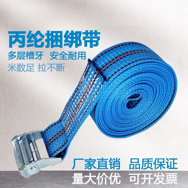 压扣绑带货车拉紧器加厚耐磨快速行李捆绑带紧绳器卡板货物固定带