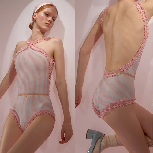 领秀现货糕点系列 JustACorpse进口芭蕾舞蹈连体服JAC瑜伽练功服