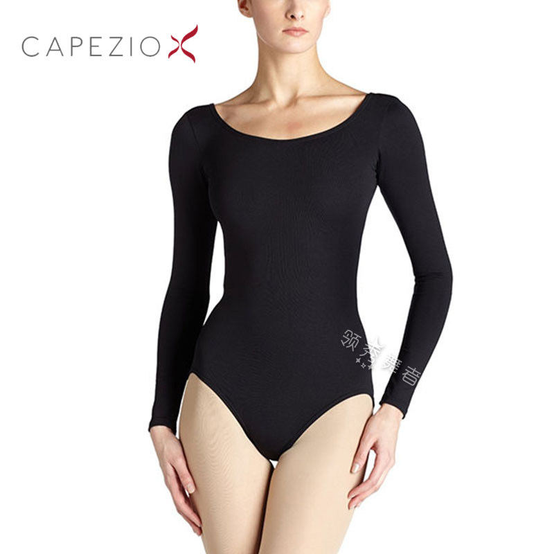 美国卡培体操圆领练功服capezio