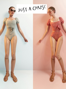 现货Just A Corpse进口官代芭蕾舞蹈系腰连体形体服JAC瑜伽练功服