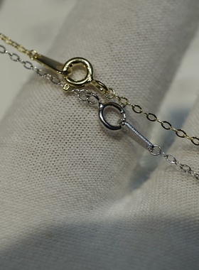 进口工艺S925银项链45厘米