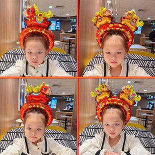 2026马年元旦节晚会装饰布置儿童春节本命年表演发箍道具铝膜气球