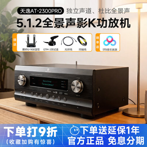 天逸AT-2300PRO家庭影院KTV功放