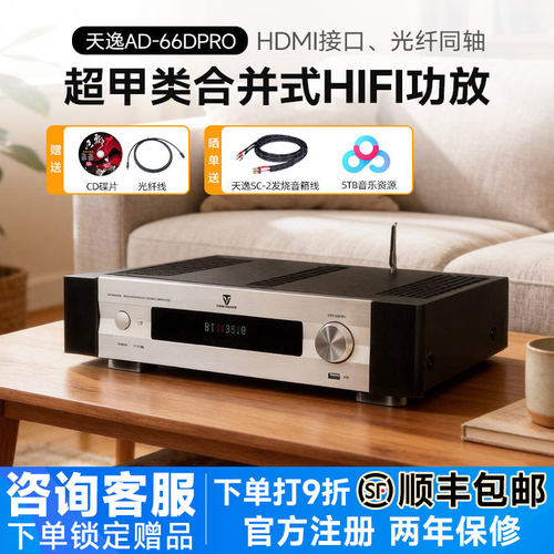 天逸AD-66DPRO多功能立体声功放