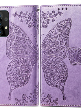 适用于三星A52 A52S A42 A12 A33 A23 A53 A04 A14 A24 A34 A54手机壳翻盖式保护皮套SM-A5260防摔全包潮女款