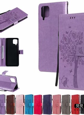 适用于三星Galaxy A12 A11 M11 A21 A21S A31 A41 A51 A71 A42 M42手机壳软硅胶全包防摔a125f翻盖式保护皮套