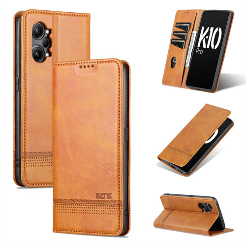适用于oppoK10手机壳oppo保护K10pro硅胶套5G对吸翻盖式皮套复古