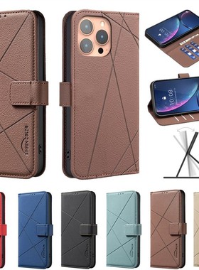 适用于Tecno Pop 9 5G/Spark 30C 5G手机套高档翻盖电话保护皮套防摔软硅胶外壳插卡支架PU个性复古男女款