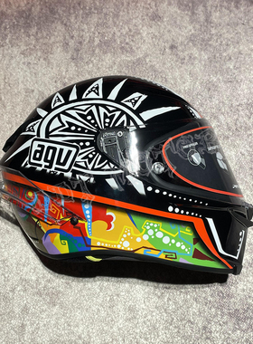 DDT意大利AGV Pista GPRR罗西2002冠军vr46限量碳纤维赛机车头盔