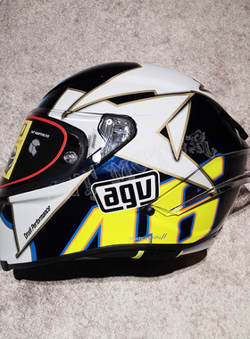 DDT正品AGV Pista GPRR碳纤维罗西vr46限量2003五星专业机车头盔