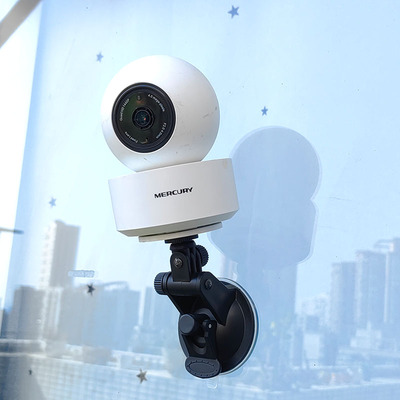 吸盘监控支架免钉免打孔小米萤石云华为乔安360度可调节家用