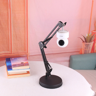 适用小米萤石乔安乐橙监控摄像头支架免打孔桌面多功能悬臂倒支架