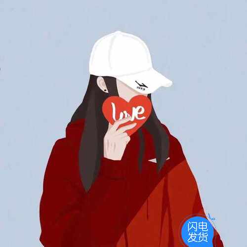 情侣头像图片 情头 卡通 动漫 手绘 男 女  爱情  头像  自动发货