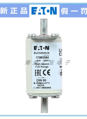 Bussmann 熔断器 170M2694 2696 2697 2698 2699 2700 2701 2702