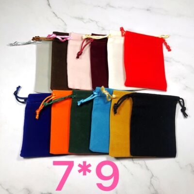 订制礼品袋饰品束口袋绒袋