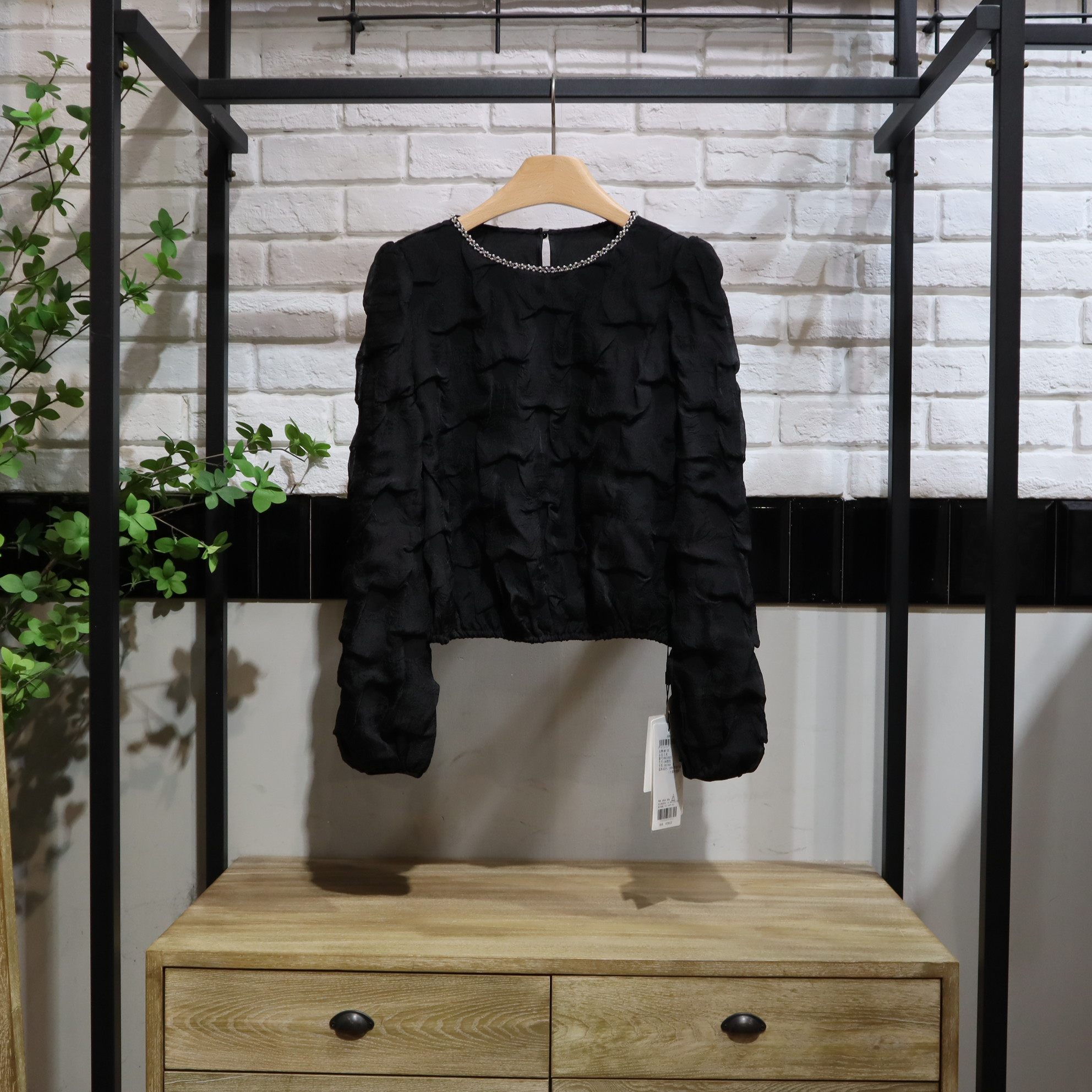 MRER莫乂义 春季新款时尚百搭小香风圆领上衣女R5C24833专柜正品,女装/女士精品,衬衫,淘宝优惠券,粉丝福利购,淘宝优惠卷