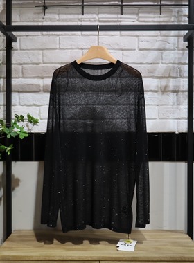 MRER莫乂义 春季新款休闲百搭假两件显瘦针织衫R5C50811专柜正品