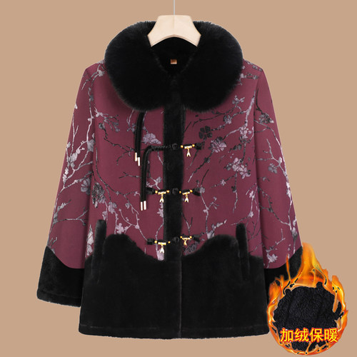 中老年妈妈冬季保暖棉衣
