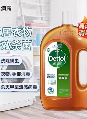 滴露消毒液家用杀菌松木洗衣家居清洁衣物杀菌除螨消毒液