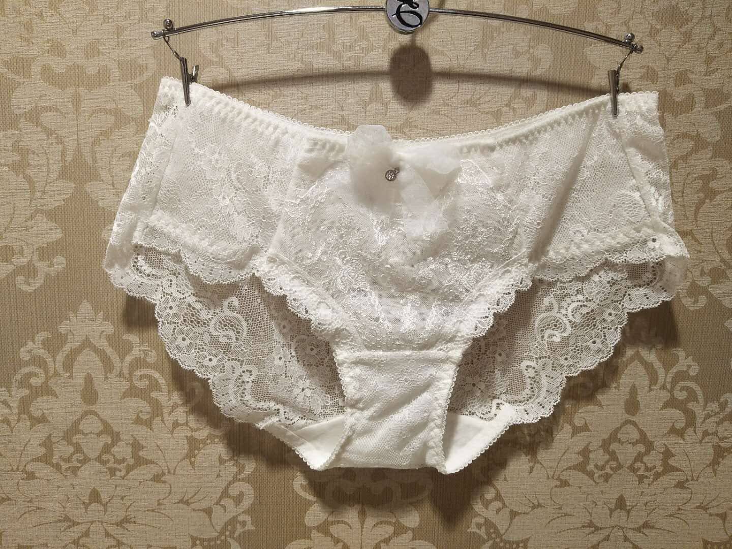 专柜正品eblin精美蕾丝平角无痕内裤夏季百搭内裤