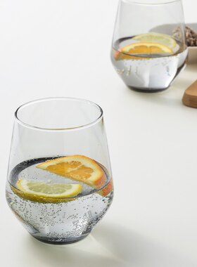 IKEA宜家IVRIG伊里玻璃杯子套装大容量家用客厅简约水杯茶杯4件套